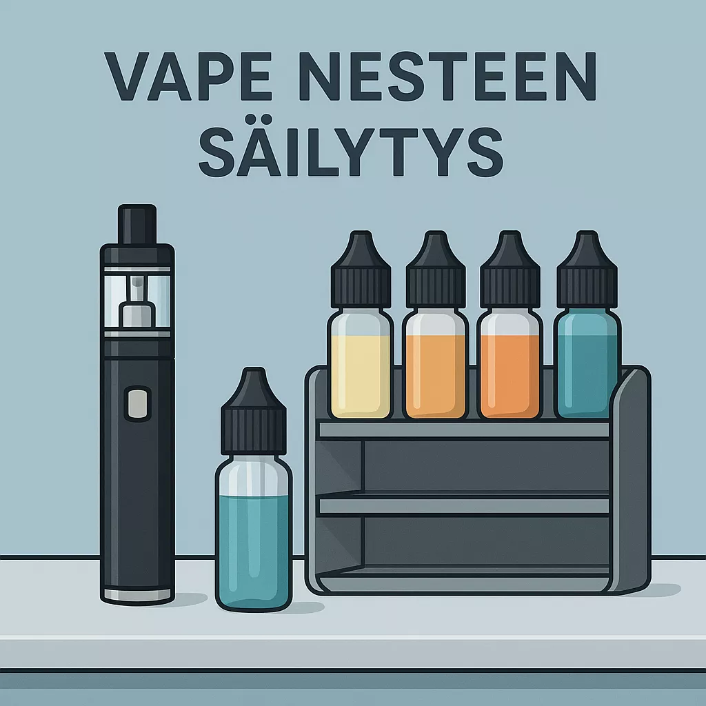 vape nesteen säilytys